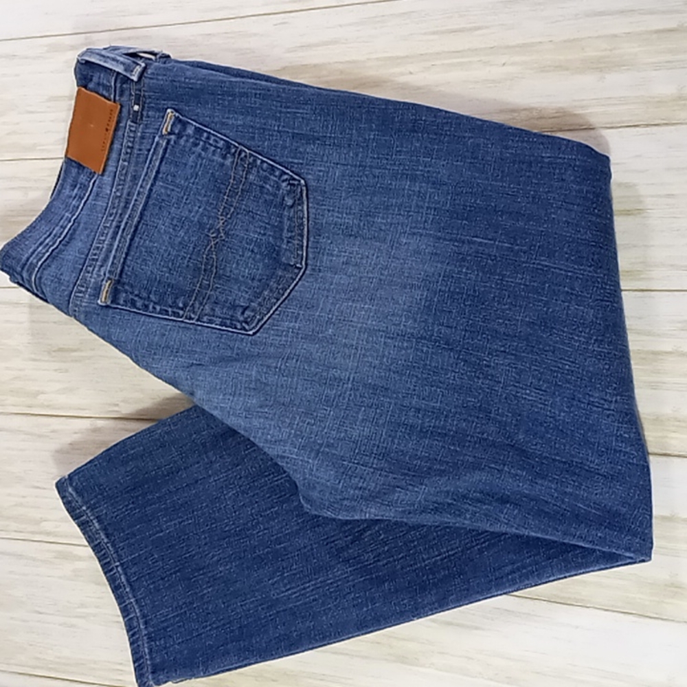 Lucky Brand Sweet Crop Blue Jeans Size 10/30 - Picture 2 of 16